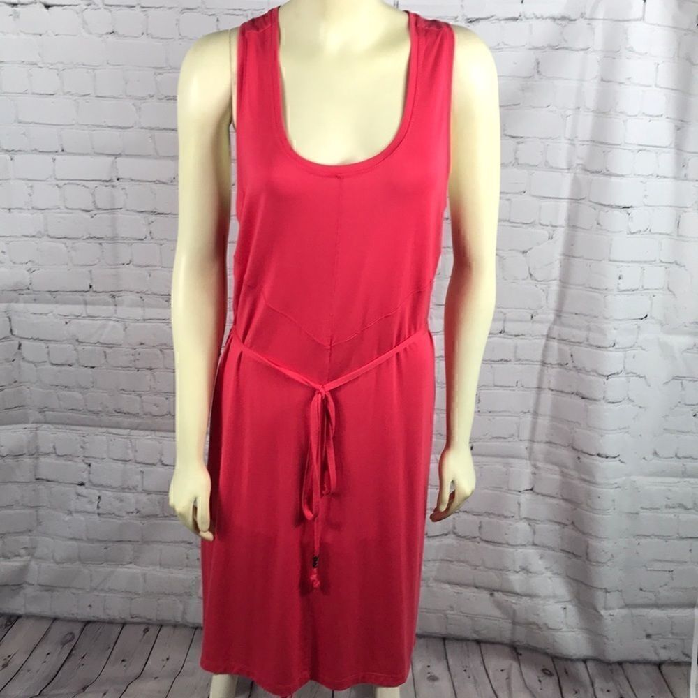 Lole Coral Stretch eco-friendly wicking Swim Cover-up summer dress EUC sz Large